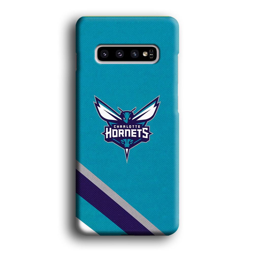 Charlotte Hornets Tosca Stripe Samsung Galaxy S10 Case