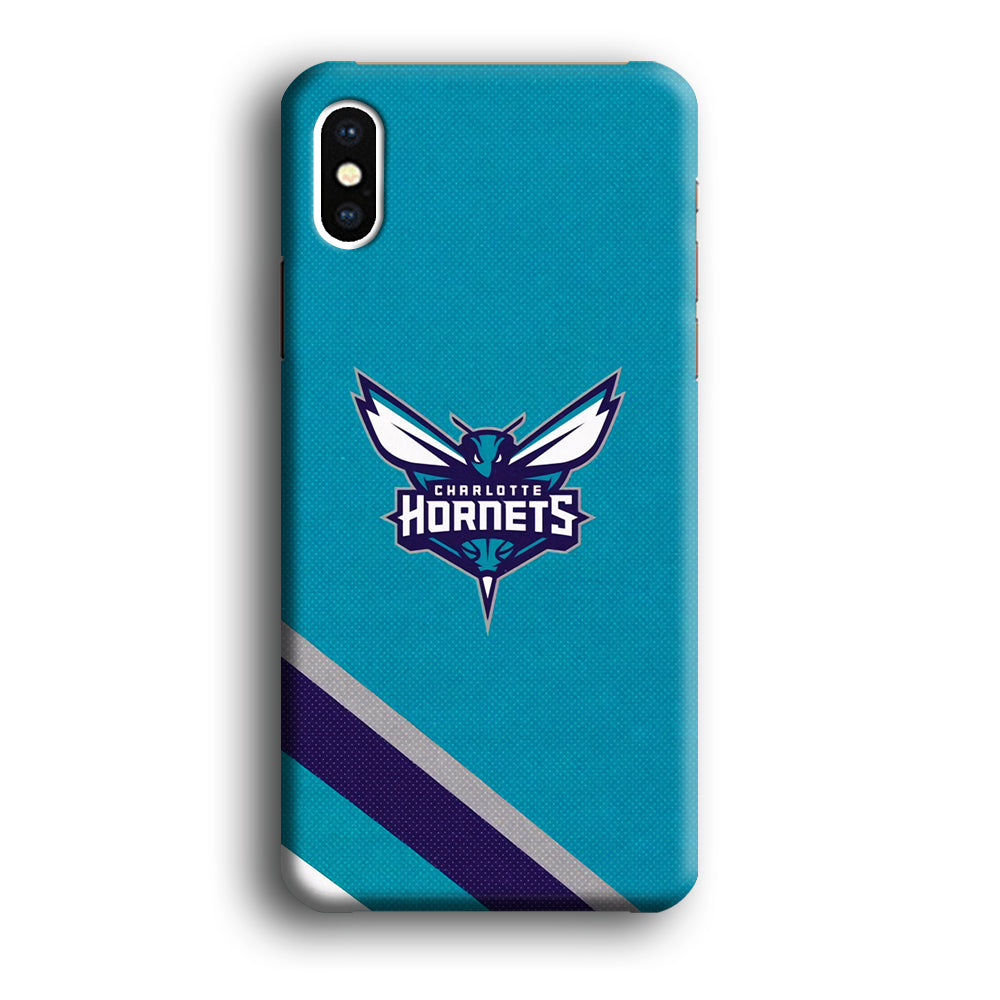 Charlotte Hornets Tosca Stripe iPhone X Case