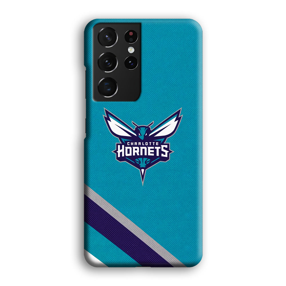 Charlotte Hornets Tosca Stripe Samsung Galaxy S21 Ultra Case