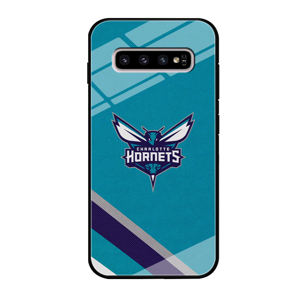 Charlotte Hornets Tosca Stripe Samsung Galaxy S10 Case