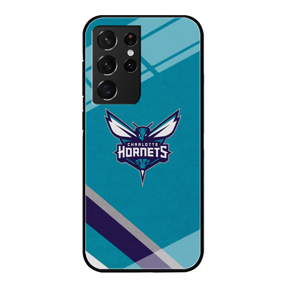 Charlotte Hornets Tosca Stripe Samsung Galaxy S21 Ultra Case