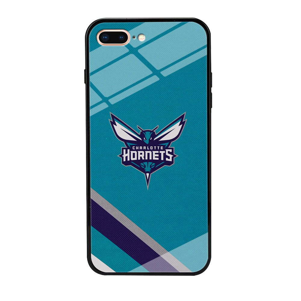 Charlotte Hornets Tosca Stripe iPhone 8 Plus Case