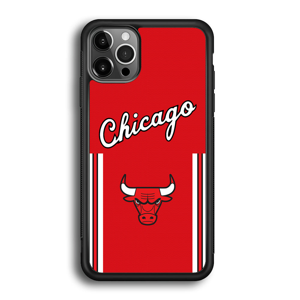 Chicago Bulls Red Champion iPhone 12 Pro Max Case