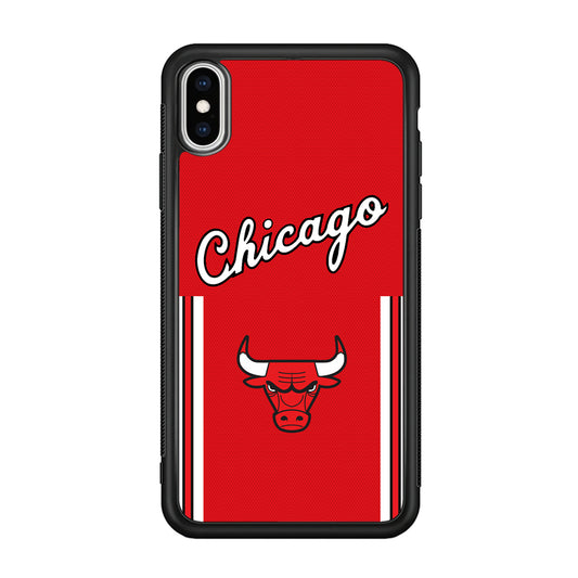 Chicago Bulls Red Champion iPhone XS MAX Case