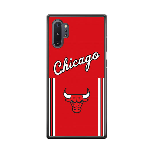 Chicago Bulls Red Champion Samsung Galaxy Note 10 Plus Case