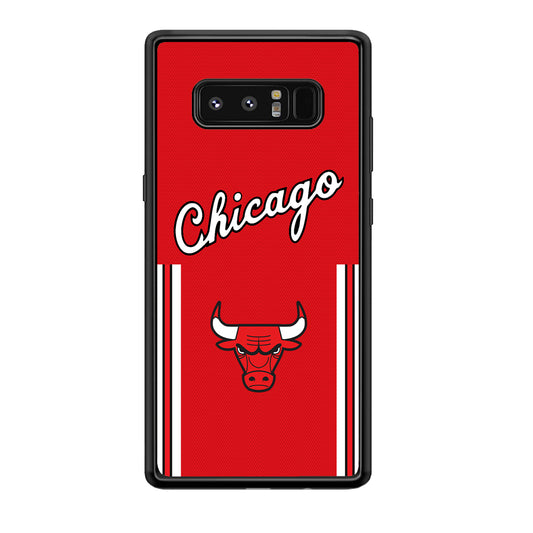 Chicago Bulls Red Champion Samsung Galaxy Note 8 Case