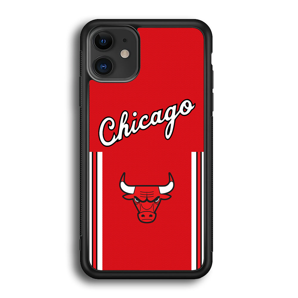 Chicago Bulls Red Champion iPhone 12 Case