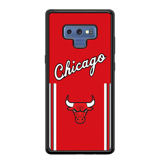Chicago Bulls Red Champion Samsung Galaxy Note 9 Case