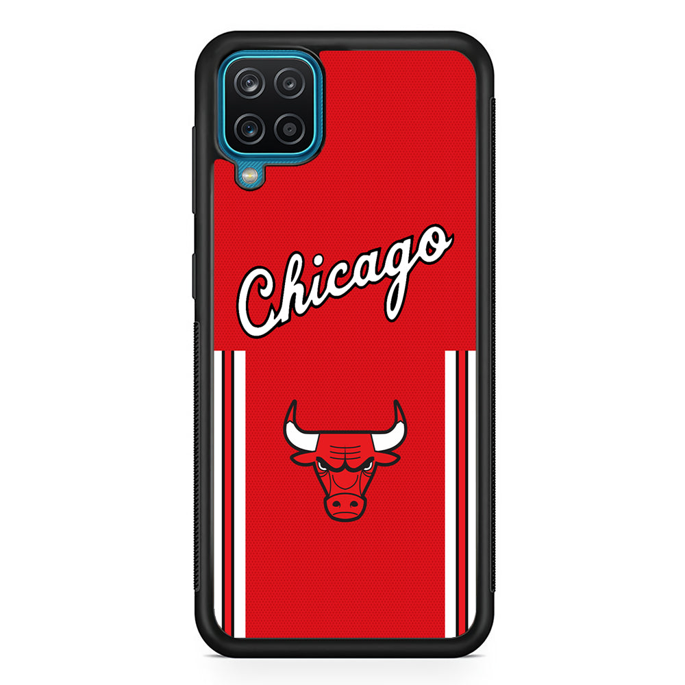 Chicago Bulls Red Champion Samsung Galaxy A12 Case