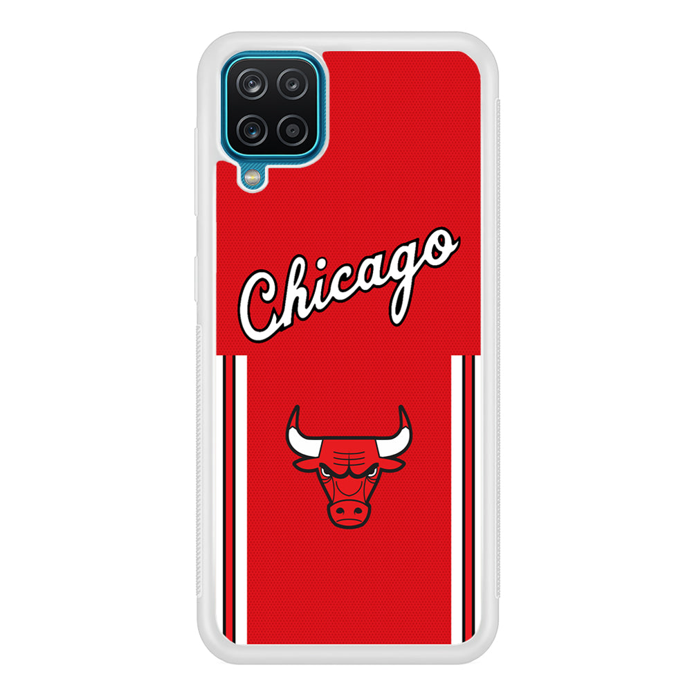 Chicago Bulls Red Champion Samsung Galaxy A12 Case