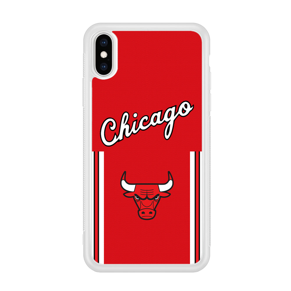 Chicago Bulls Red Champion iPhone XS Case