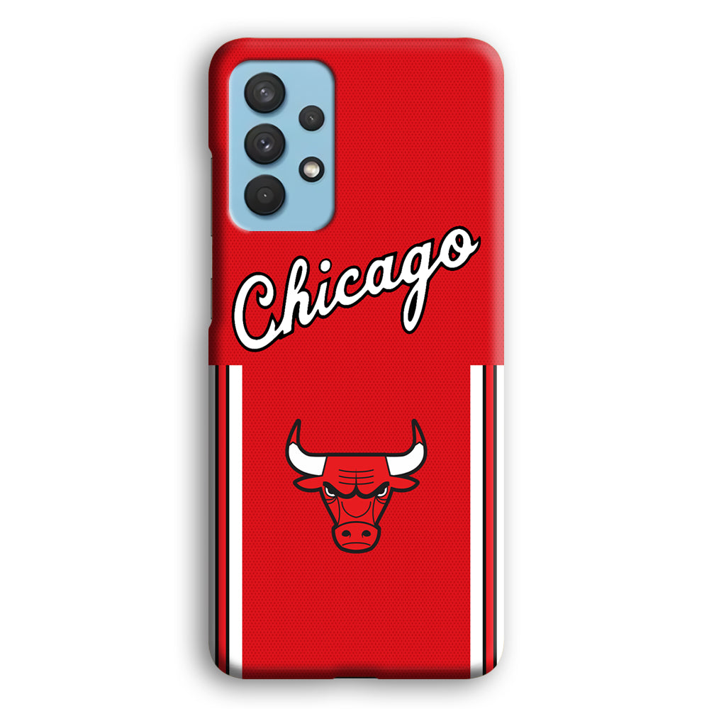 Chicago Bulls Red Champion Samsung Galaxy A32 Case