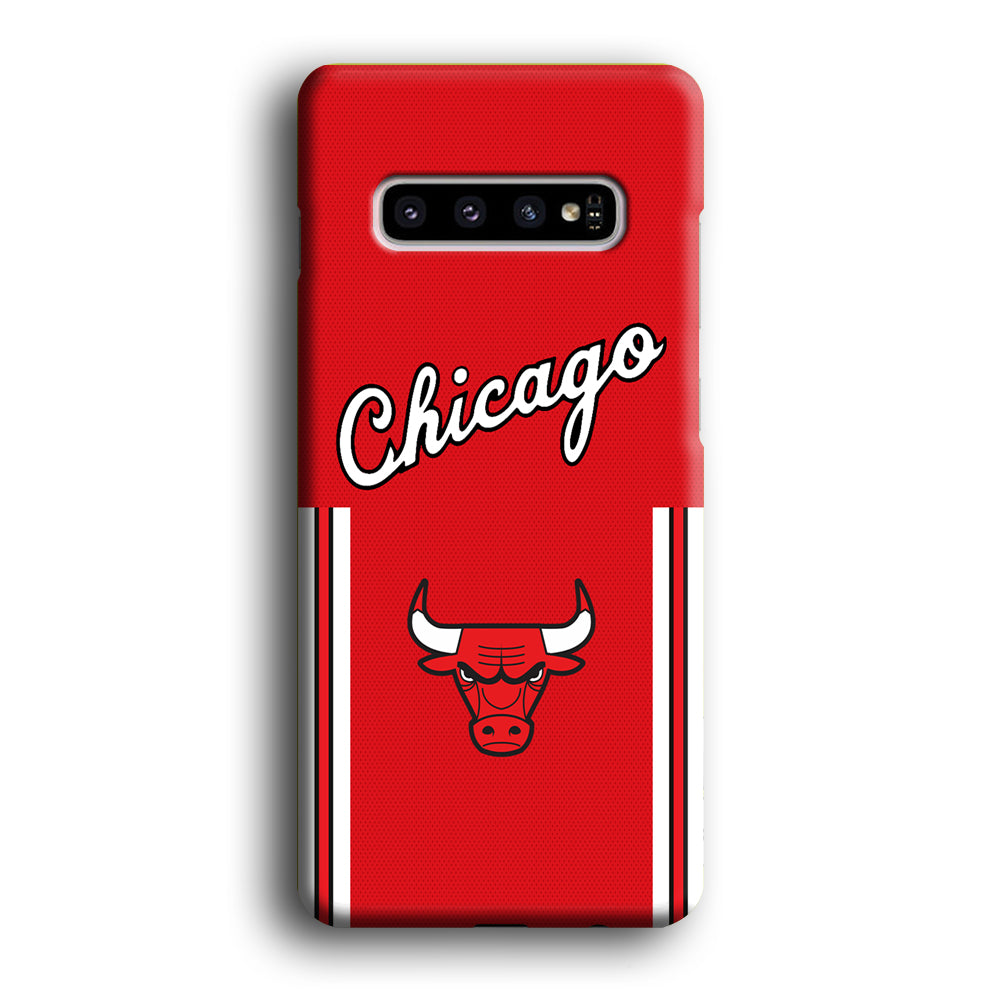 Chicago Bulls Red Champion Samsung Galaxy S10 Case