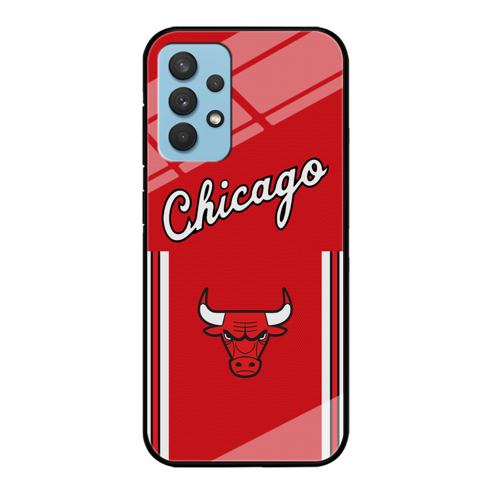 Chicago Bulls Red Champion Samsung Galaxy A32 Case