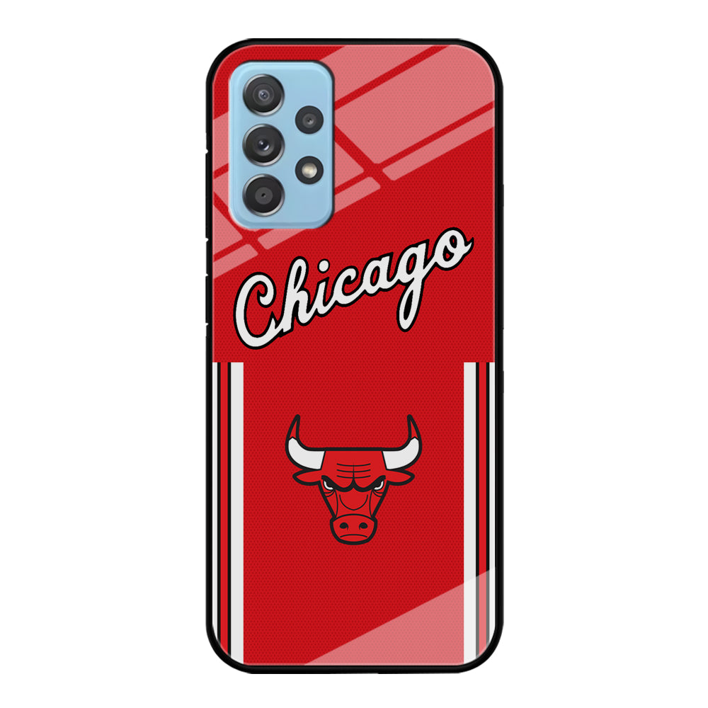 Chicago Bulls Red Champion Samsung Galaxy A52 Case