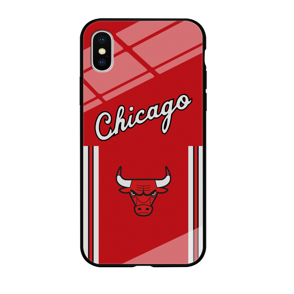 Chicago Bulls Red Champion iPhone XS Case