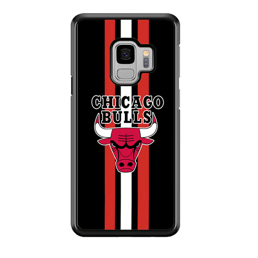 Chicago Bulls Stripe And Emblem Samsung Galaxy S9 Case