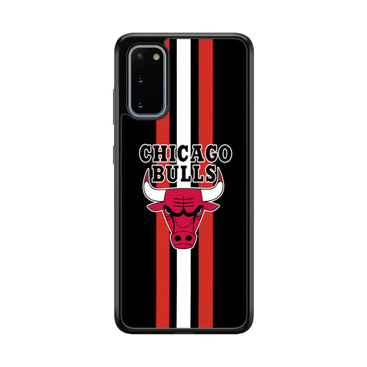 Chicago Bulls Stripe And Emblem Samsung Galaxy S20 Case