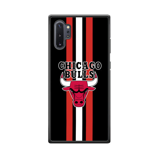 Chicago Bulls Stripe And Emblem Samsung Galaxy Note 10 Plus Case