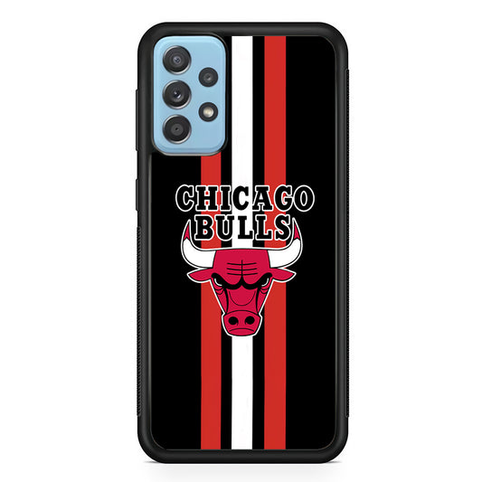 Chicago Bulls Stripe And Emblem Samsung Galaxy A52 Case