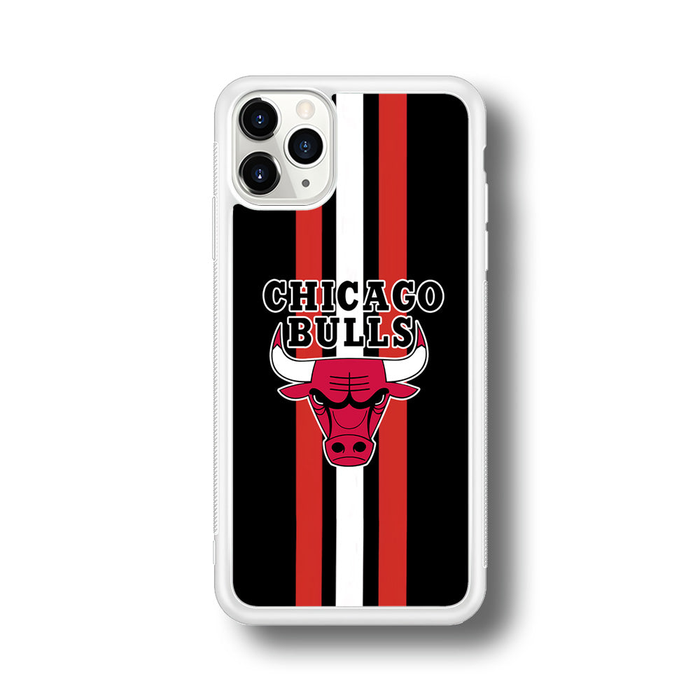 Chicago Bulls Stripe And Emblem iPhone 11 Pro Case