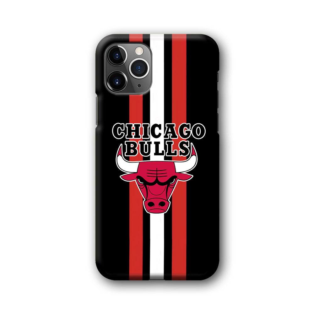 Chicago Bulls Stripe And Emblem iPhone 11 Pro Case