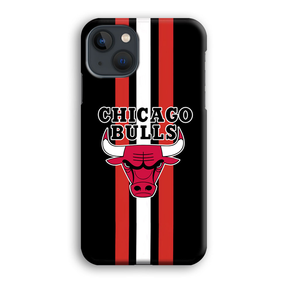 Chicago Bulls Stripe And Emblem iPhone 13 Case