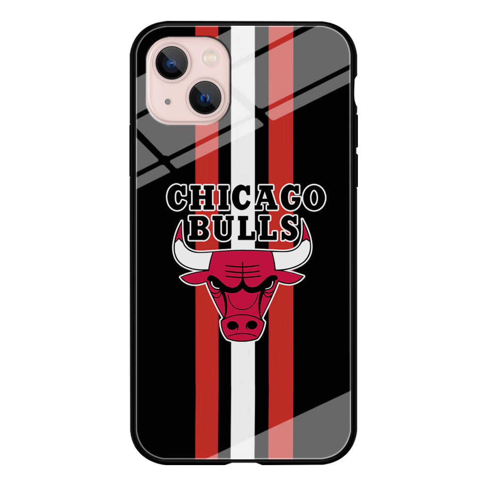 Chicago Bulls Stripe And Emblem iPhone 13 Case