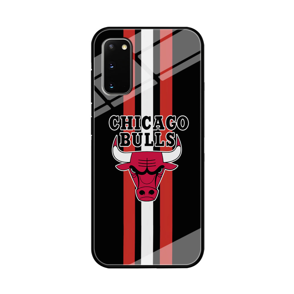 Chicago Bulls Stripe And Emblem Samsung Galaxy S20 Case