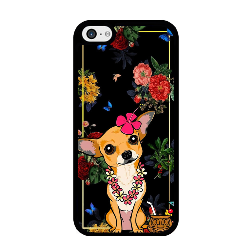 Chihuahua Dog Summer Frame iPhone 5 | 5s Case - Carneyforia