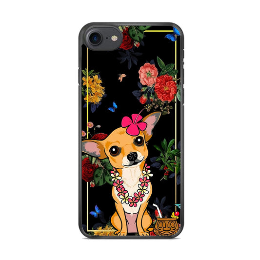 Chihuahua Dog Summer Frame iPhone 7 Case