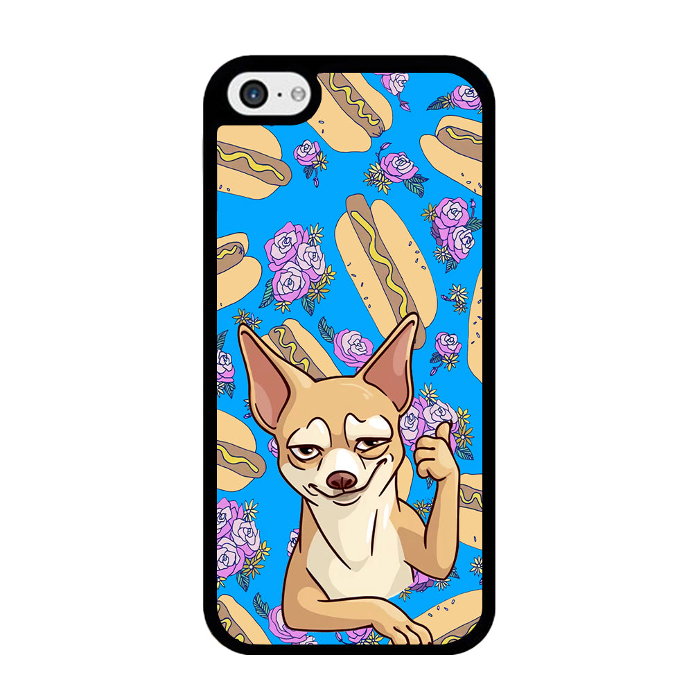Chihuahua and Hot Dog Bid iPhone 5 | 5s Case - Carneyforia