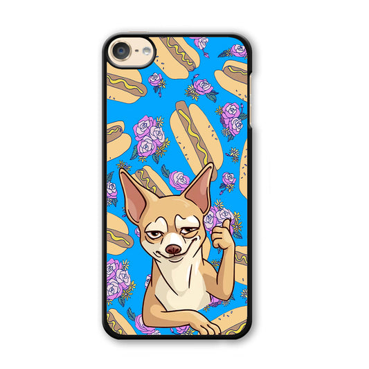 Chihuahua and Hot Dog Bid iPod Touch 6 Case - Carneyforia