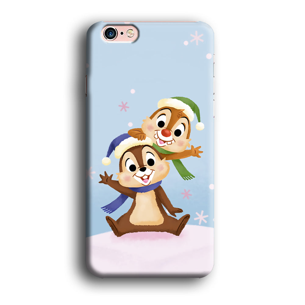 Chip And Dale Happy In Winter iPhone 6 Plus | 6s Plus Case