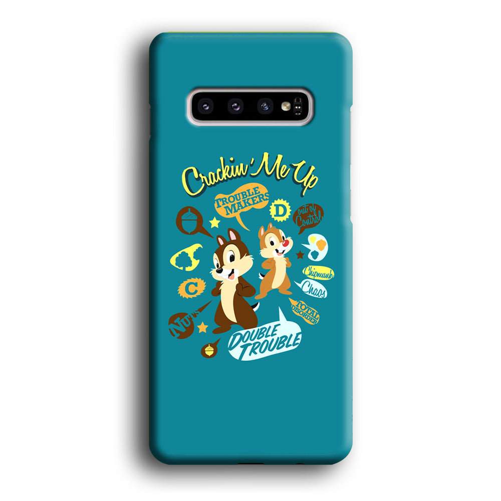 Chip N Dale Double Trouble Samsung Galaxy S10 Case