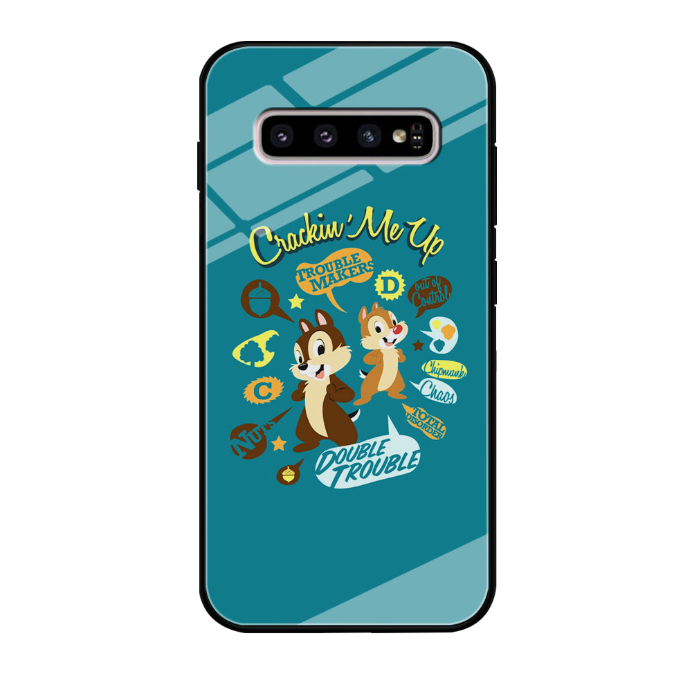 Chip N Dale Double Trouble Samsung Galaxy S10 Case