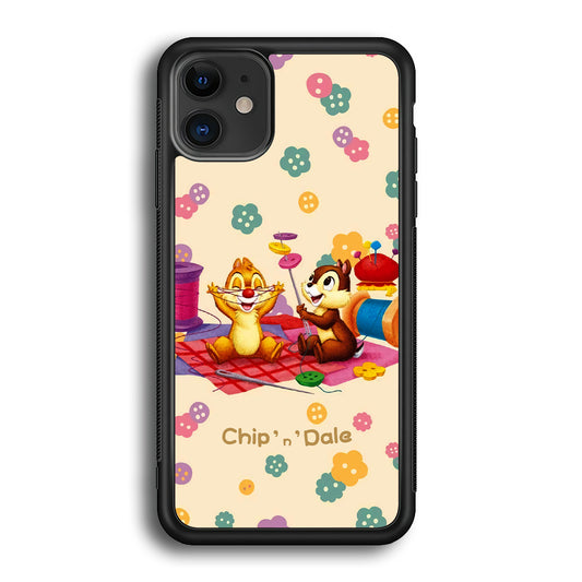 Chip N Dale Play with Yarn iPhone 12 Case