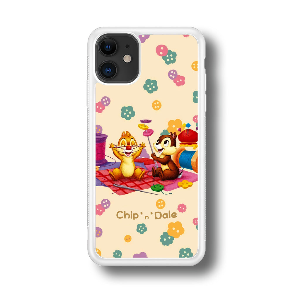 Chip N Dale Play with Yarn iPhone 11 Case