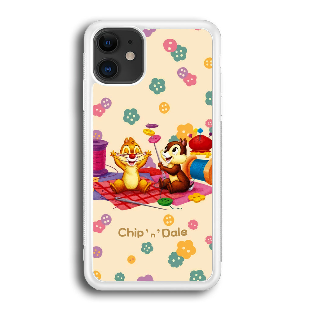 Chip N Dale Play with Yarn iPhone 12 Case