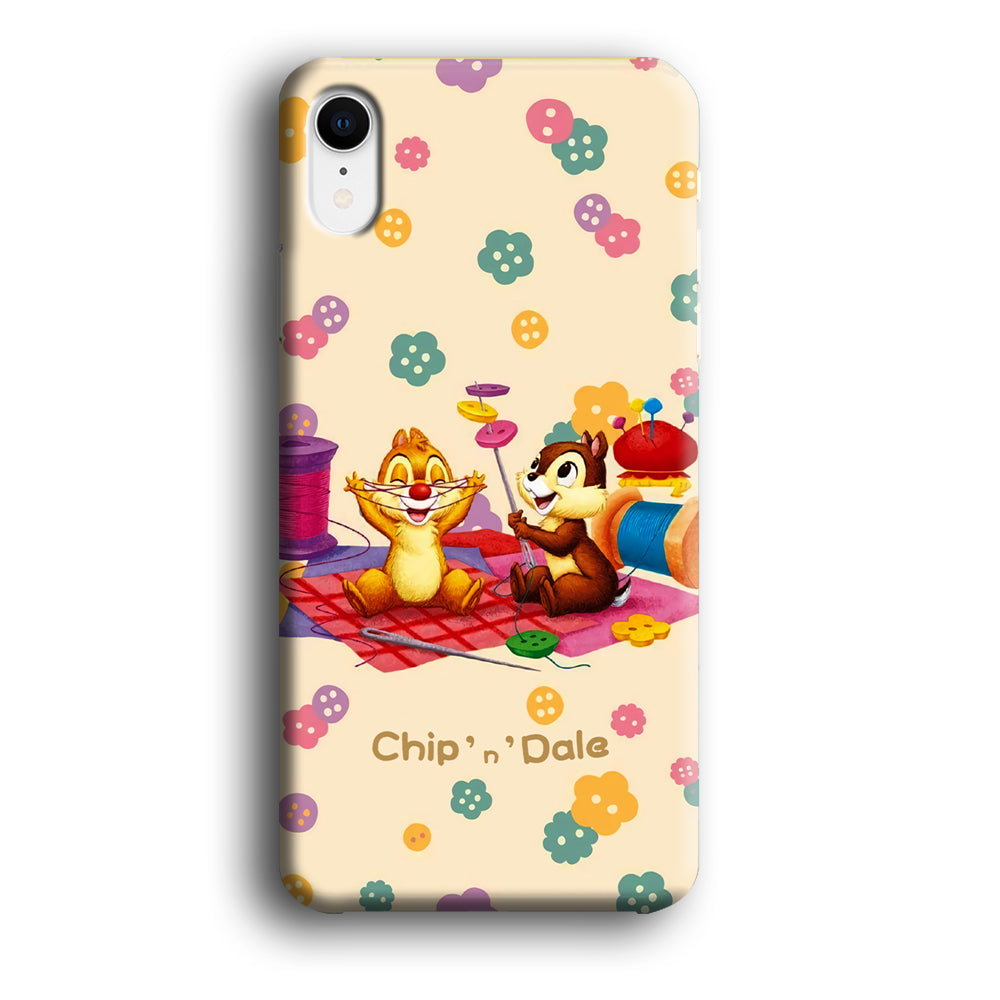 Chip N Dale Play with Yarn iPhone XR Case