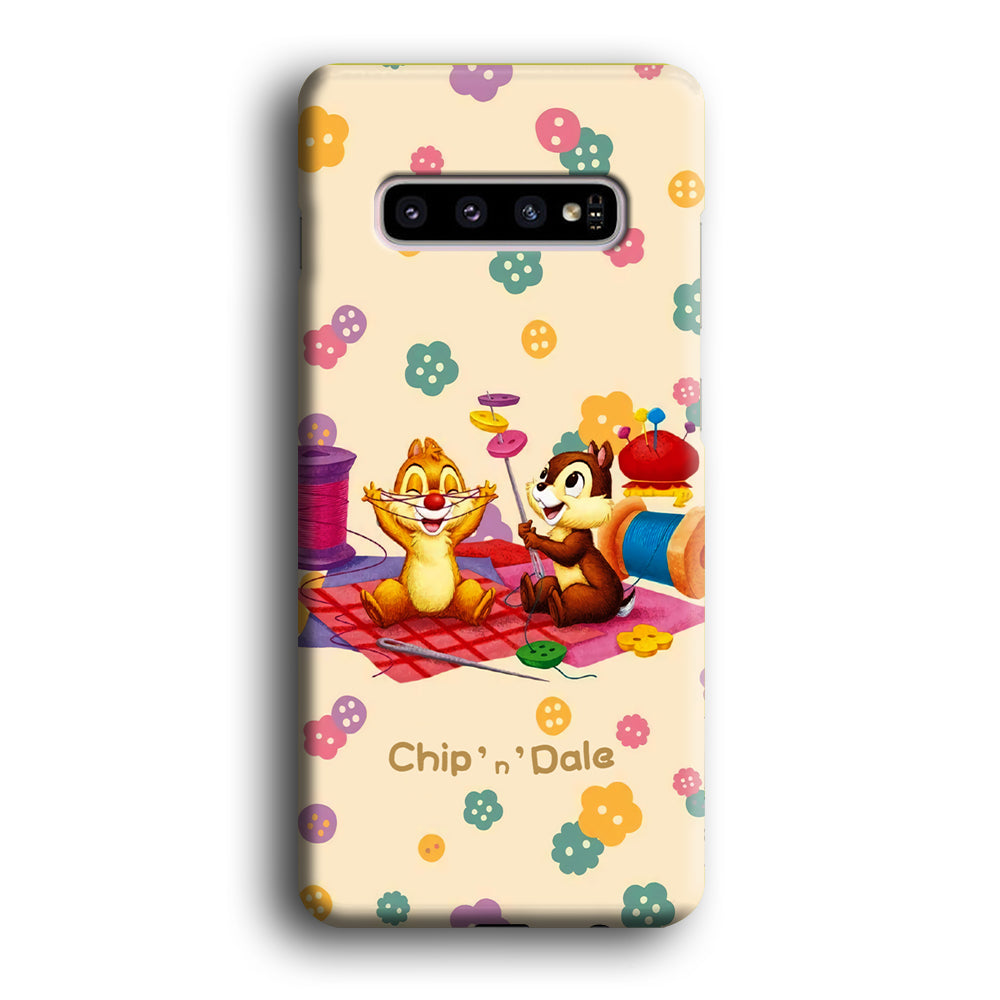 Chip N Dale Play with Yarn Samsung Galaxy S10 Case