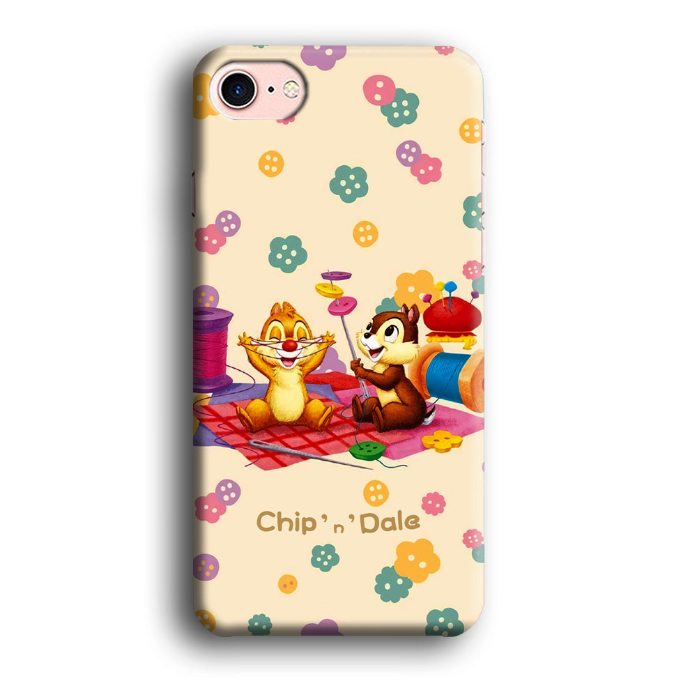 Chip N Dale Play with Yarn iPhone 8 Case