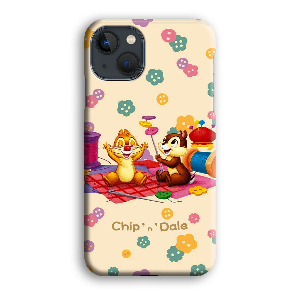 Chip N Dale Play with Yarn iPhone 13 Case