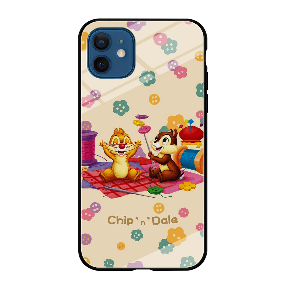 Chip N Dale Play with Yarn iPhone 12 Case