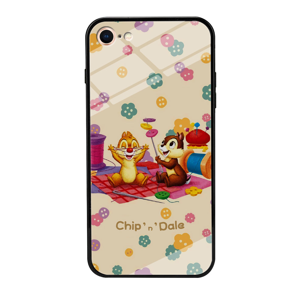 Chip N Dale Play with Yarn iPhone 8 Case