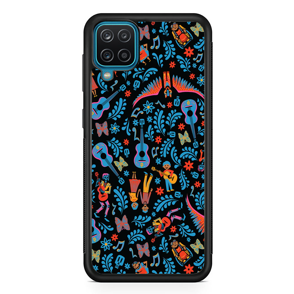 Coco Pattern Aesthetic Samsung Galaxy A12 Case