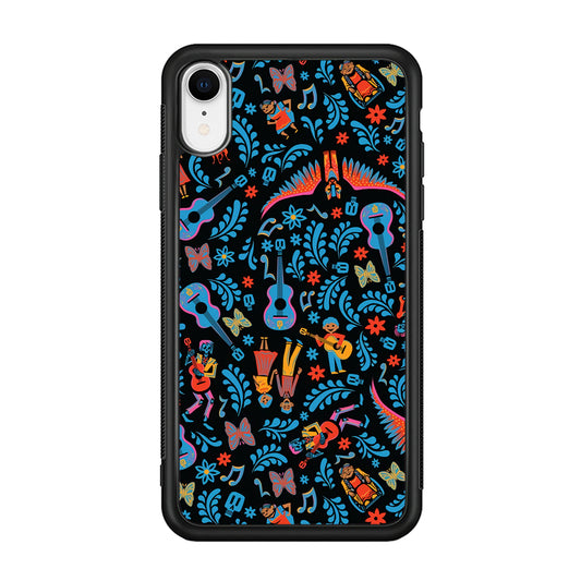 Coco Pattern Aesthetic iPhone XR Case