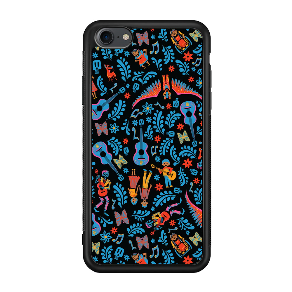 Coco Pattern Aesthetic iPhone 7 Case