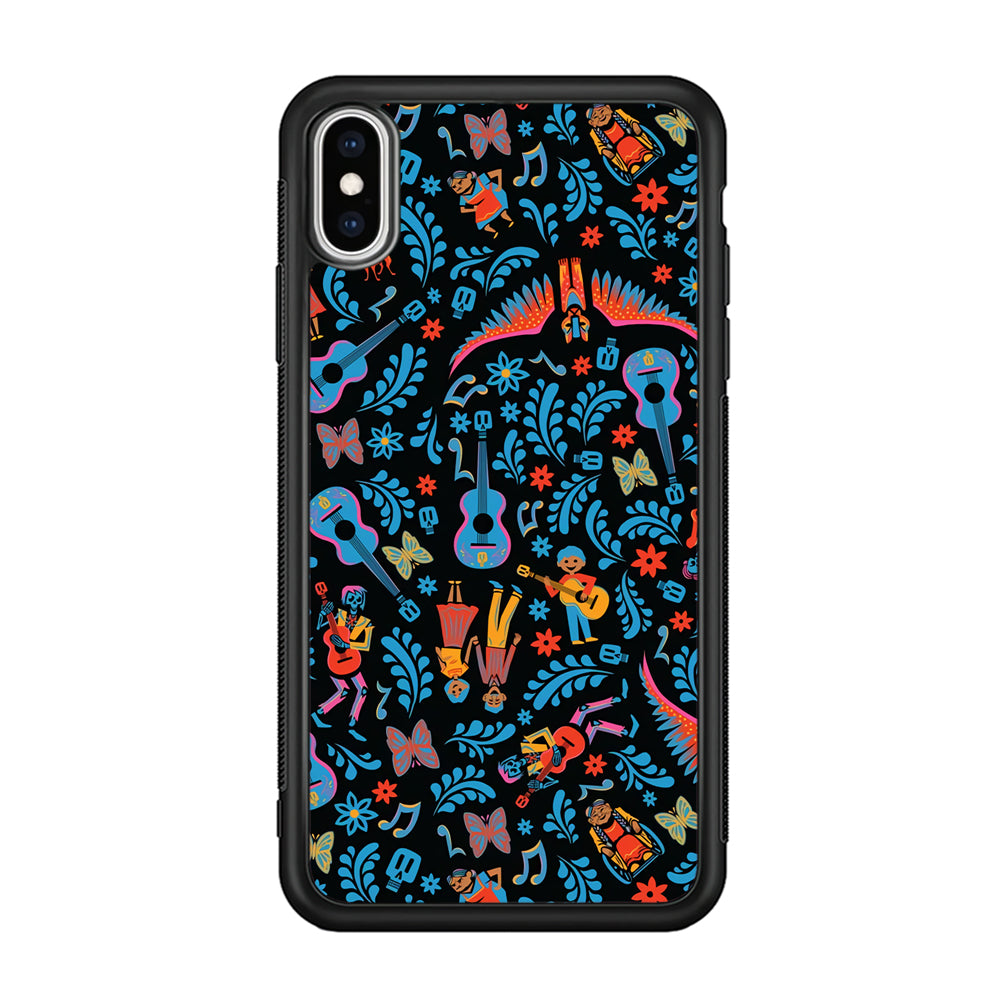 Coco Pattern Aesthetic iPhone X Case