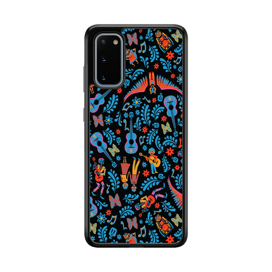Coco Pattern Aesthetic Samsung Galaxy S20 Case